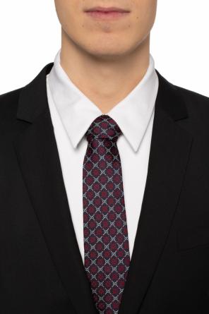 Branded silk tie, zdjęcie 2 Branded silk tie od Gucci